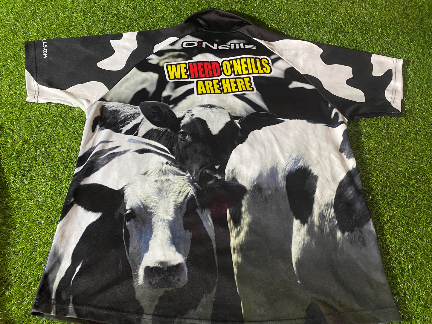 Farming Cows Ireland Irish Hurling GAA Gaelic Football XL Extra Large Mans Herd Fun Jersey
