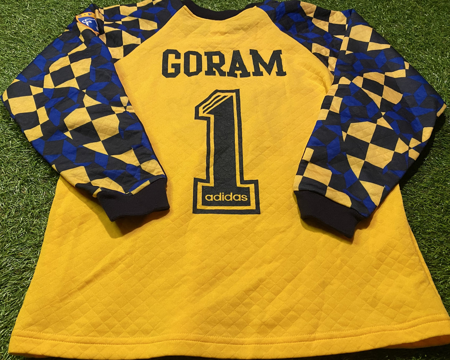 Glasgow Rangers SFA Scotland Football Rare Andy Goram no1 Medium Boys 9-10 Year Old Top