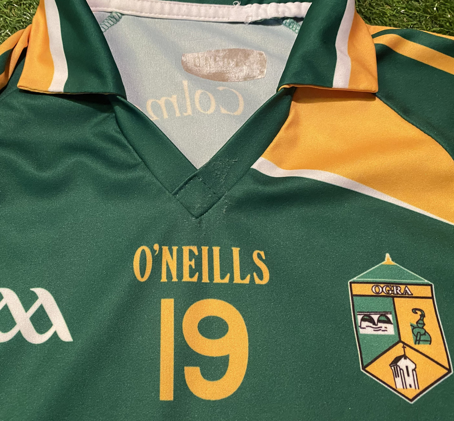 Ogra Colmcille Co Derry GAA Gaelic Football Ireland Medium Mans Match Worn No 19 Jersey