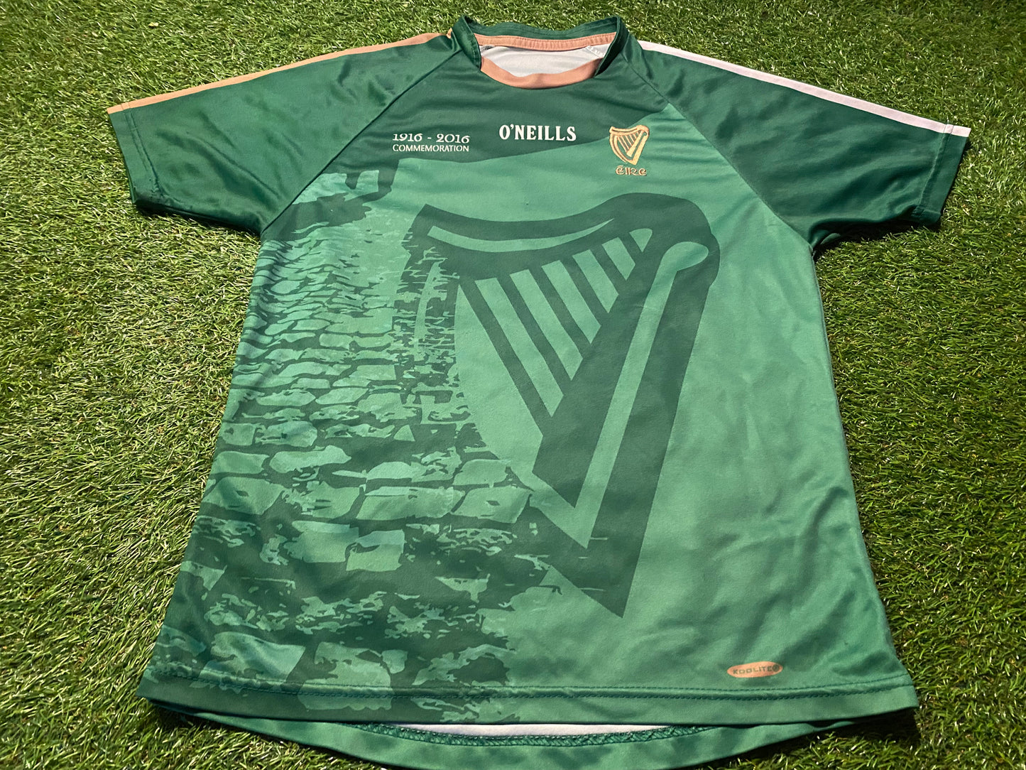 Easter Rising Irish Republican Eire 1916-2016 GAA Gaelic Football Medium Mans Tight Fit Jersey