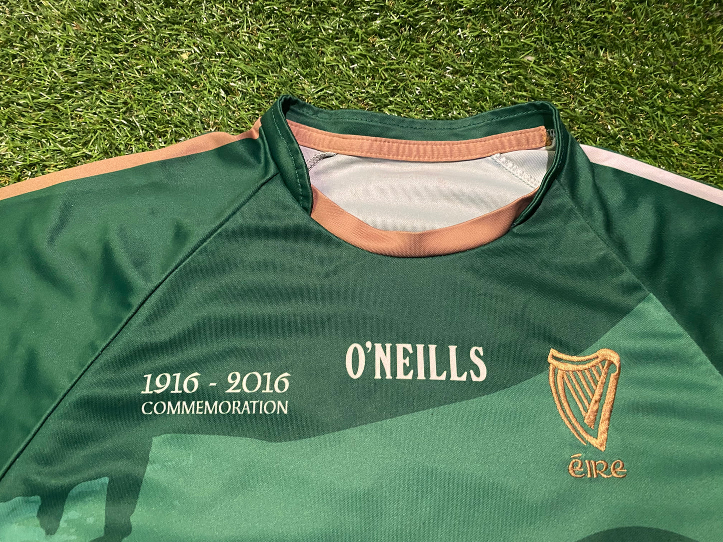 Easter Rising Irish Republican Eire 1916-2016 GAA Gaelic Football Medium Mans Tight Fit Jersey