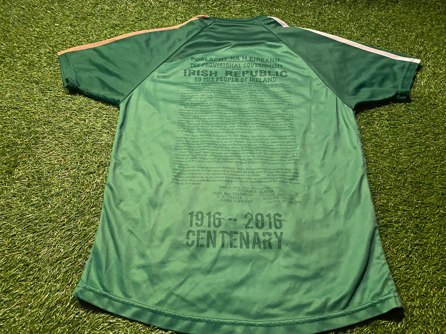 Easter Rising Irish Republican Eire 1916-2016 GAA Gaelic Football Medium Mans Tight Fit Jersey