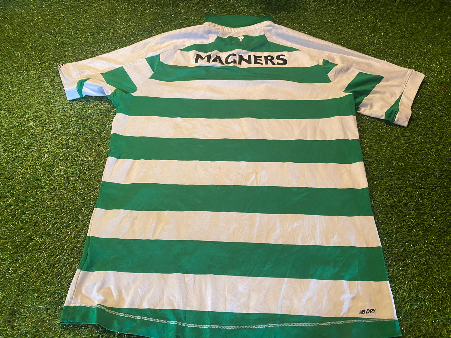 Celtic FC Scotland Scottish Soccer Football Large Mans New Balance Made Home Jersey