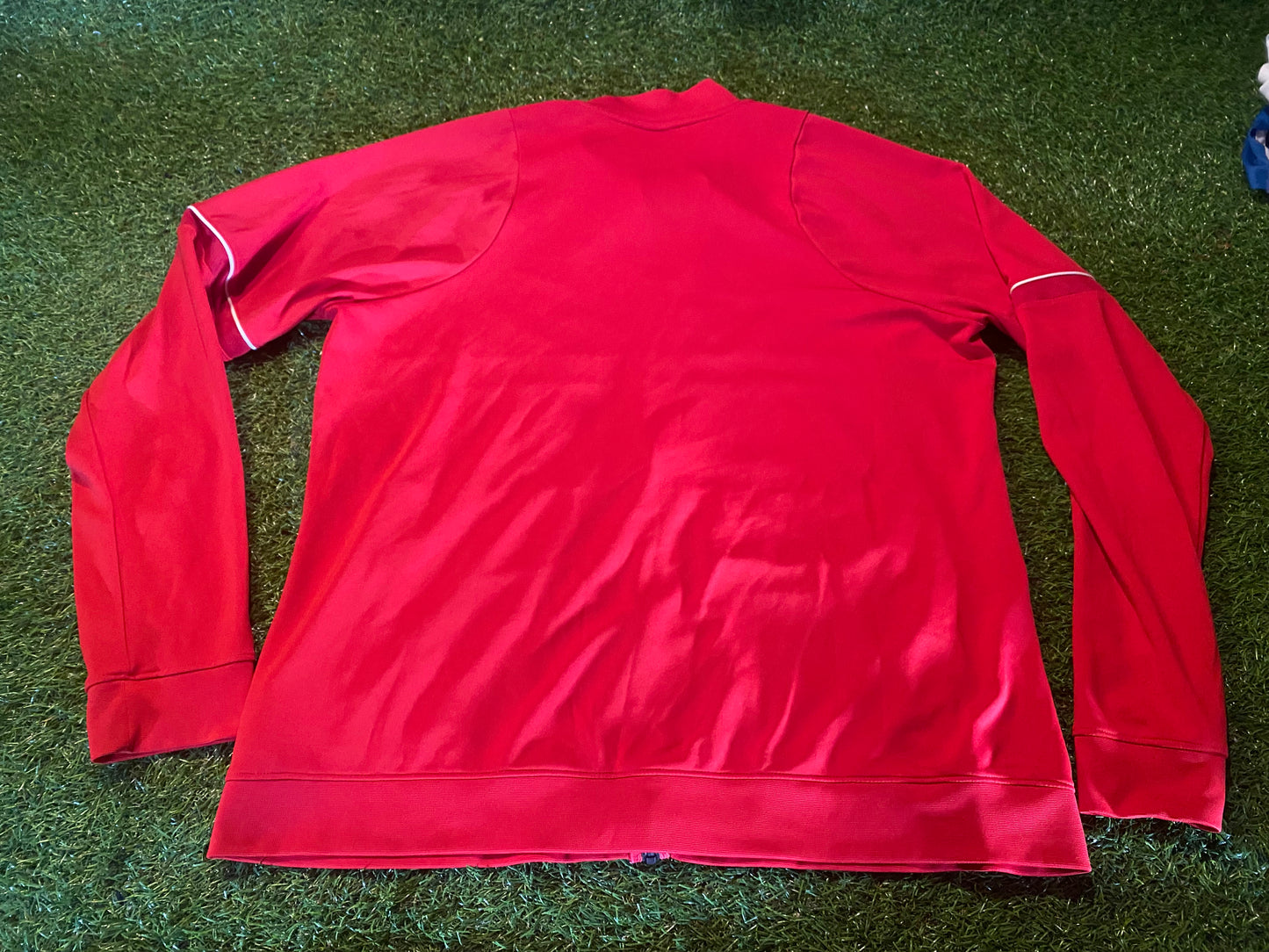 Larne FC Northern Ireland Football Large Mans Nike Made Zip Up Tracksuit Top
