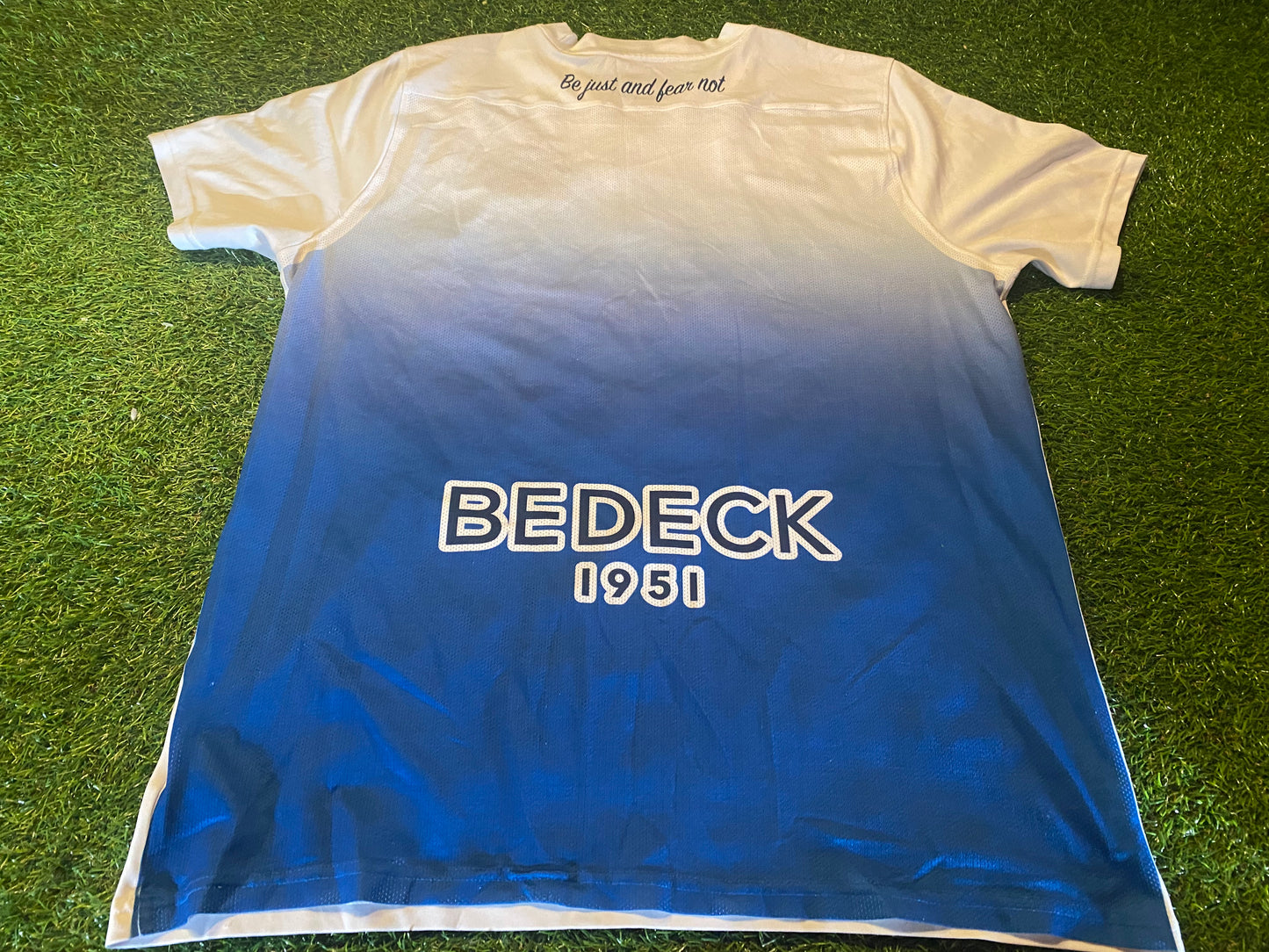 Glenavon FC Northern Ireland Football Large Mans Rare Nike Made Away Jersey