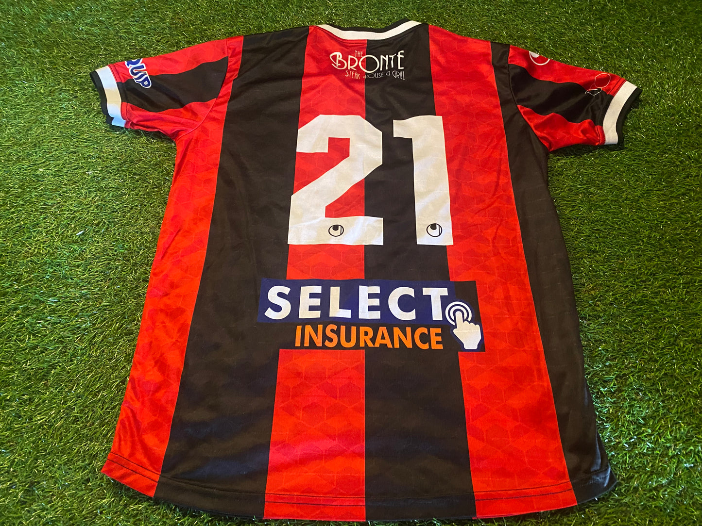 Banbridge Town Northern Ireland Football Medium mans no21 match worn jersey