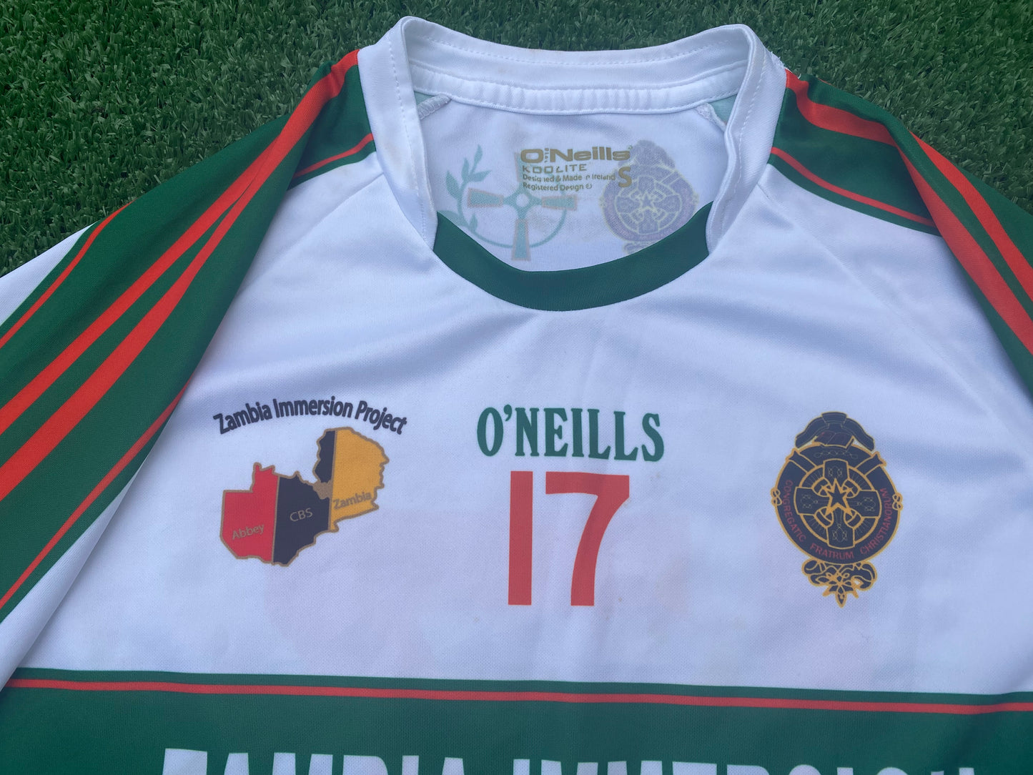 Abbey CBS Newry Ireland GAA Gaelic Football Hurling Small to Medium Mans No17 Jersey