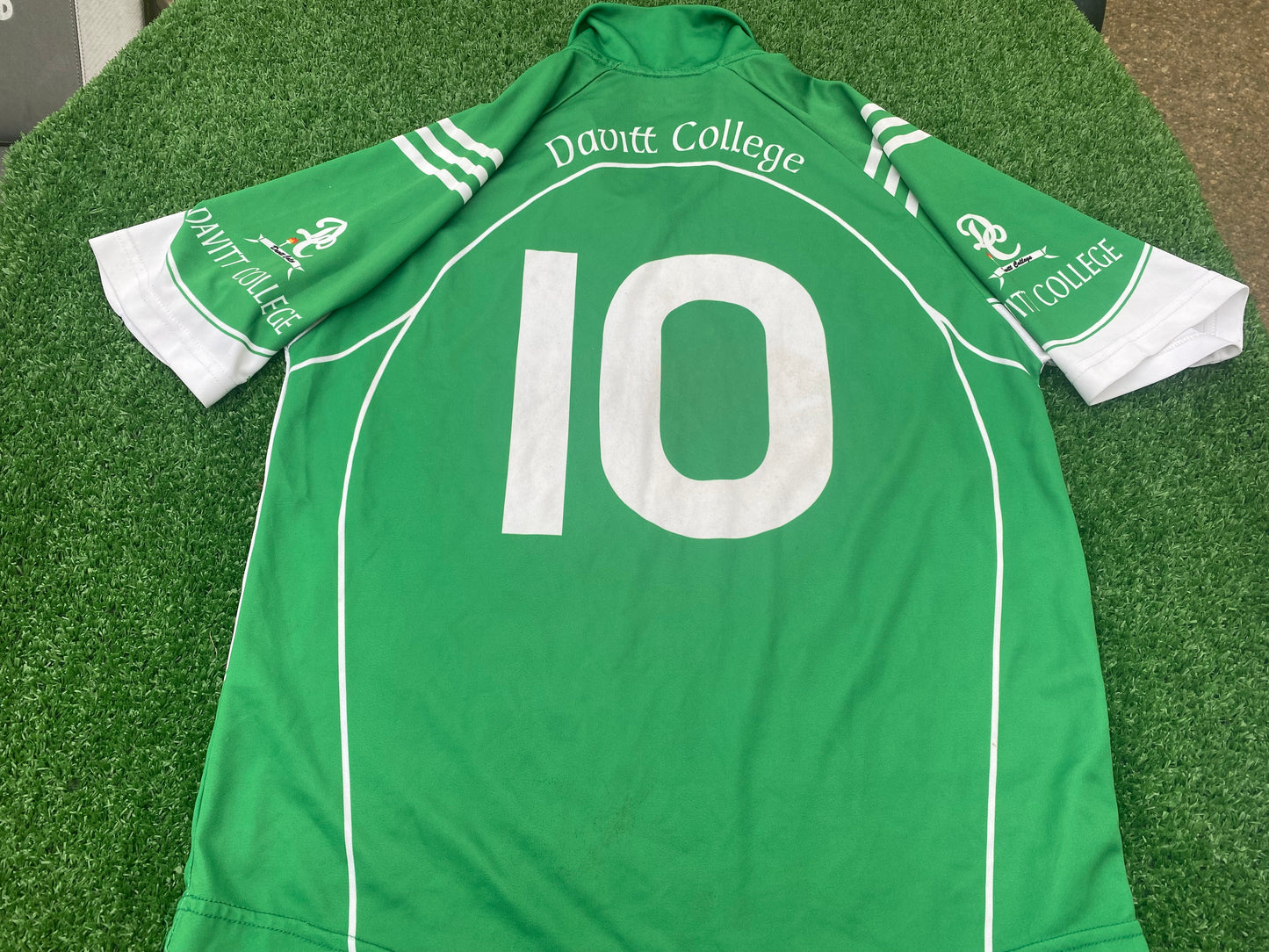Davitt College Connacht Ireland GAA Gaelic Football Hurling Medium Mans Match Worn No10 Jersey
