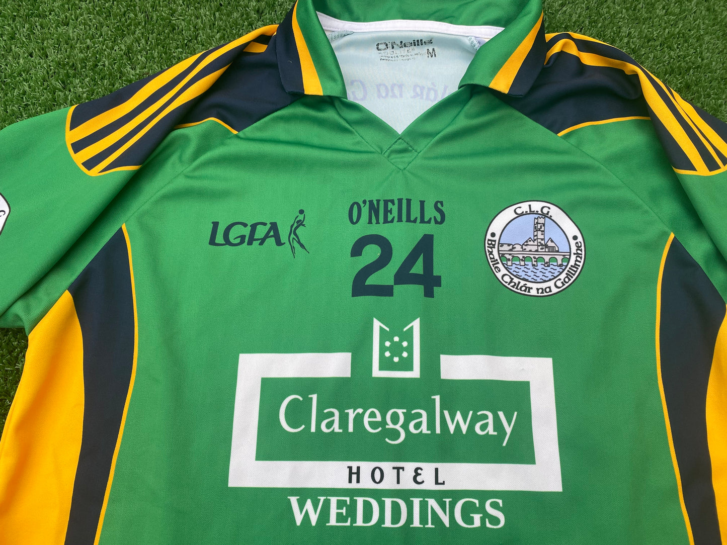 Clare Galway handball Ireland GAA Gaelic Football Hurling Medium Mans Match Worn No6 Jersey