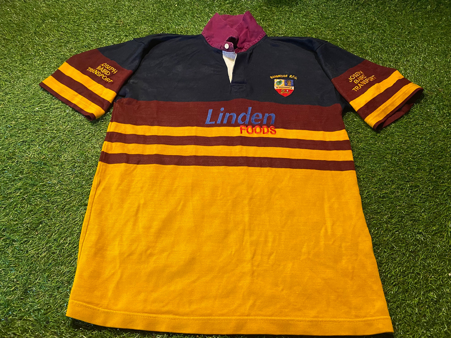 Banbridge RFC Ulster Northern Ireland Rugby Union Rare Vintage Medium mans Jersey