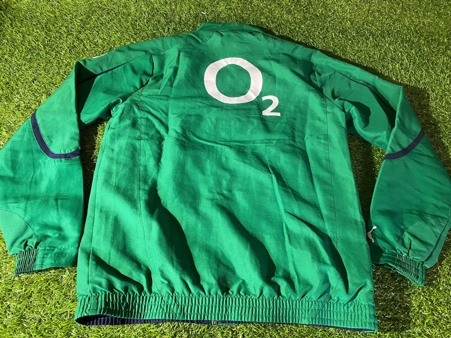 Ireland Eire Irish Rugby Union Small Mans Puma Made Zip Up Jacket