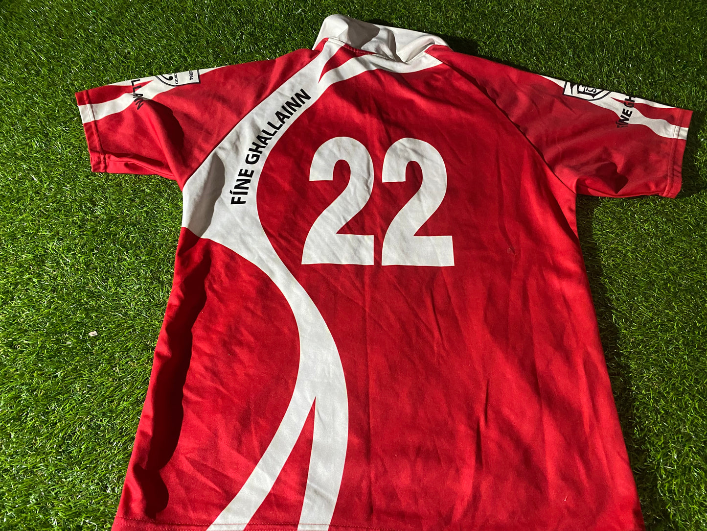 Fingallians Dublin Ireland GAA Gaelic Football Hurling Medium Mans Match Worn no22 Jersey