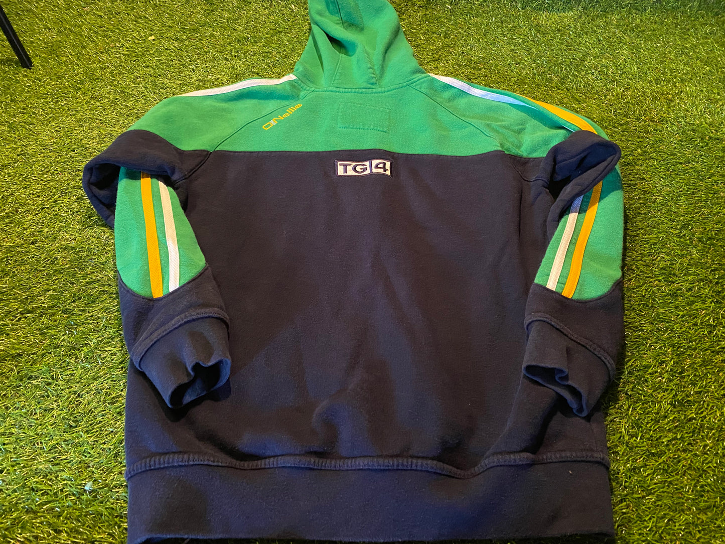 Four 4 Province Eire Irish Ireland GAA Gaelic Football Small Mans Heavy Hoody Hooded Top