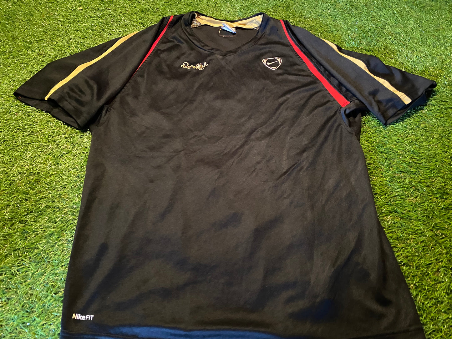 Ronaldinho Brasil Brazil Soccer Football Medium Mans Rare Vintage Nike Leisure Jersey