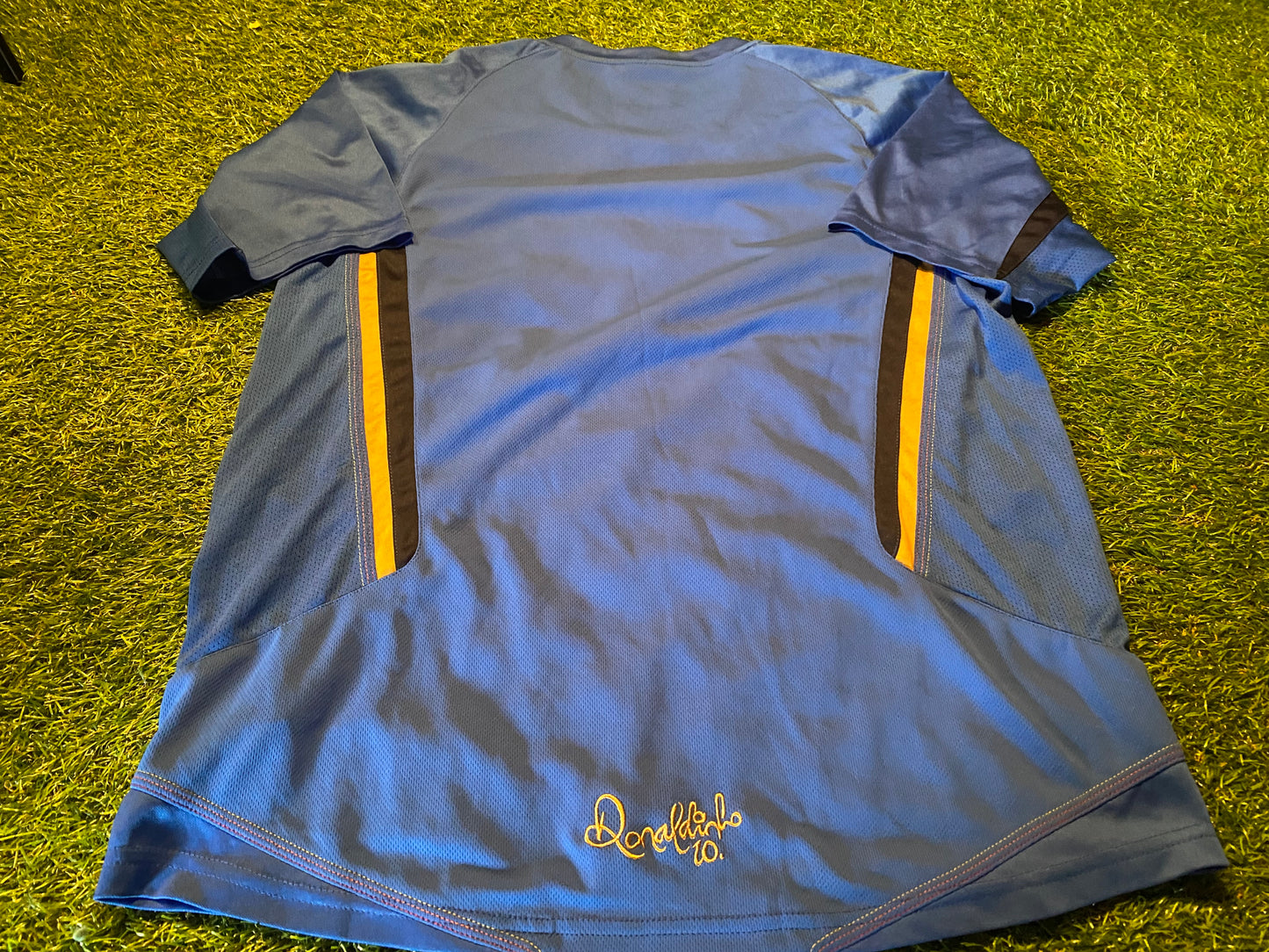 Ronaldinho Brasil Brazil Soccer Football Medium Mans Rare Vintage Nike Leisure Jersey
