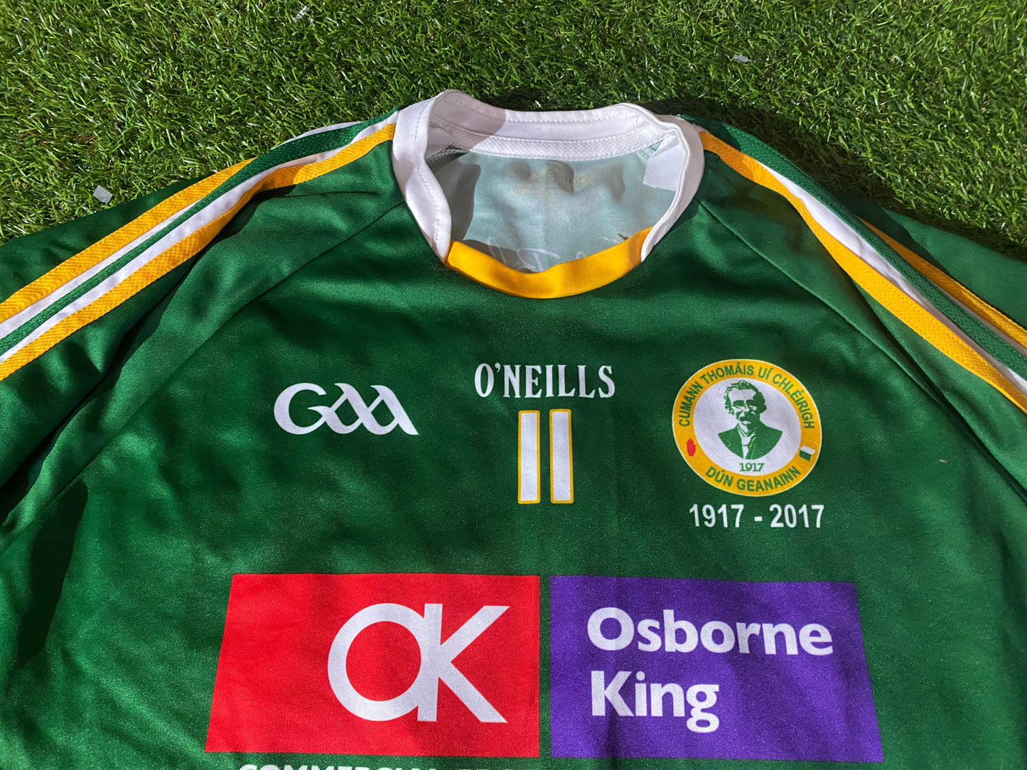 Dungannon Thomas Clarkes Ireland Irish Hurling GAA Gaelic Football XL Extra Large Mans no11 Jersey