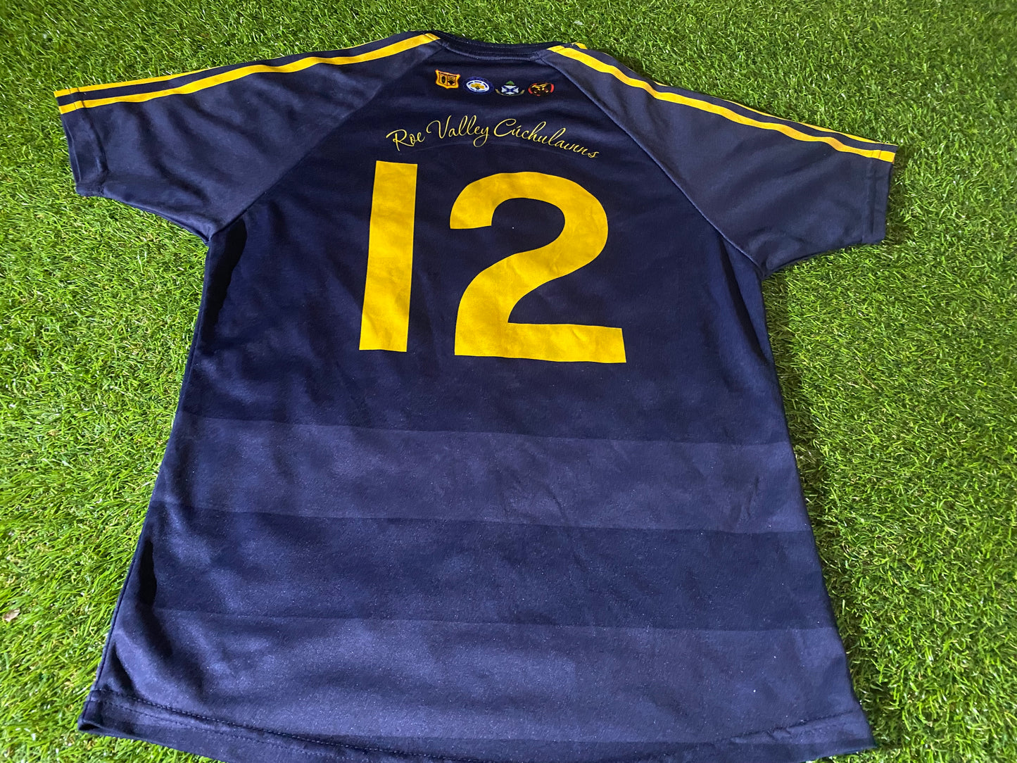 Roe Valley Co Derry Ireland GAA Gaelic Football Hurling Medium Mans Tight Fit No12 Jersey