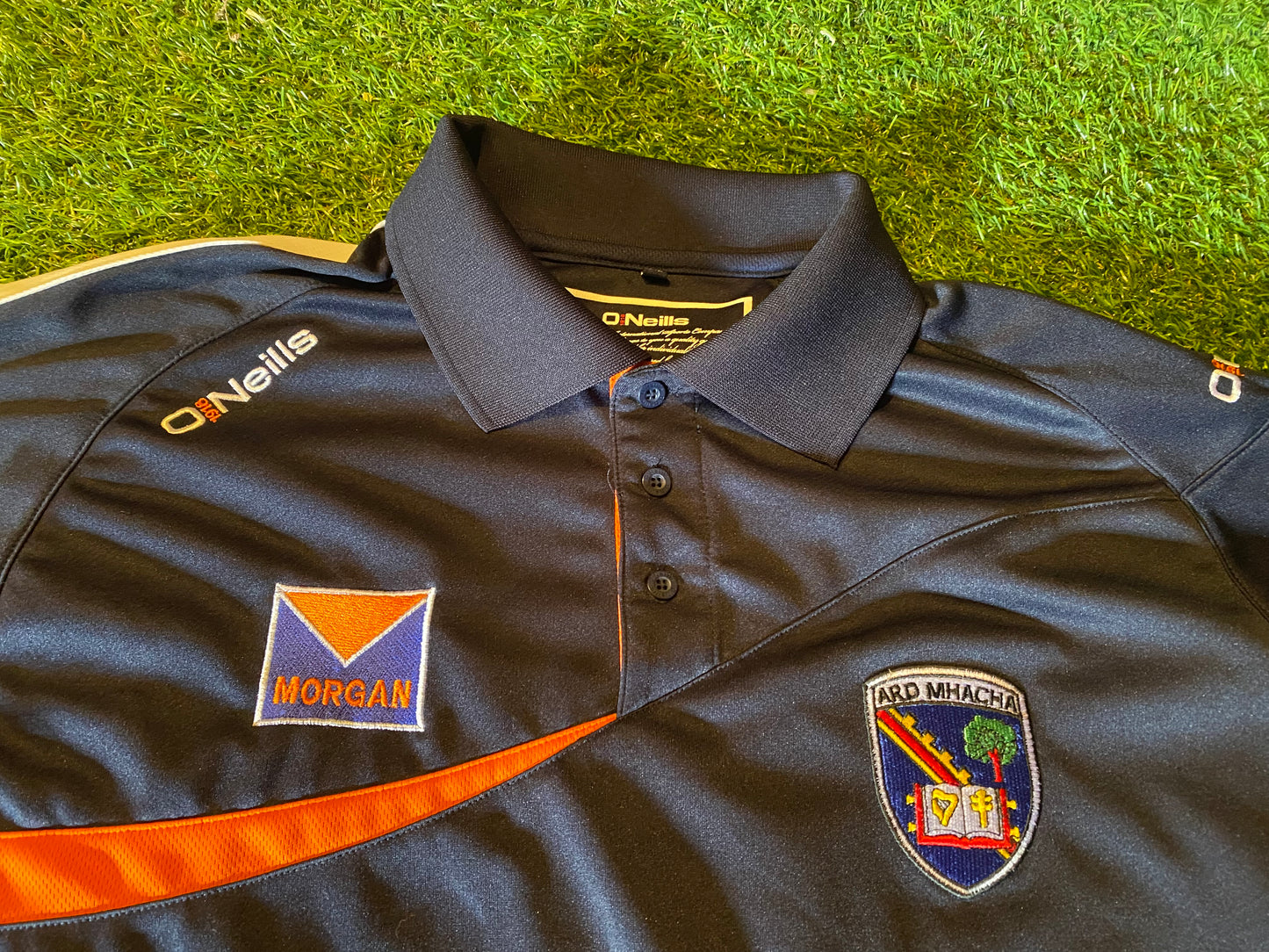 Co Armagh Ireland GAA Gaelic Football Hurling XL Extra Large Mans Vintage Polo Jersey