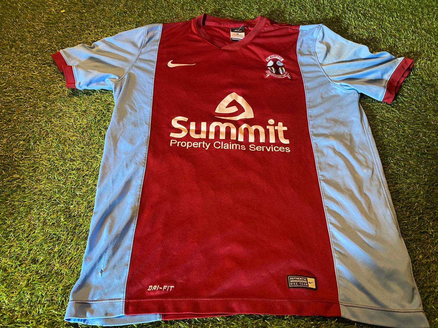 St Marys Portadown Football Mid Ulster Football Large Mans Nike Match worn no16 Jersey