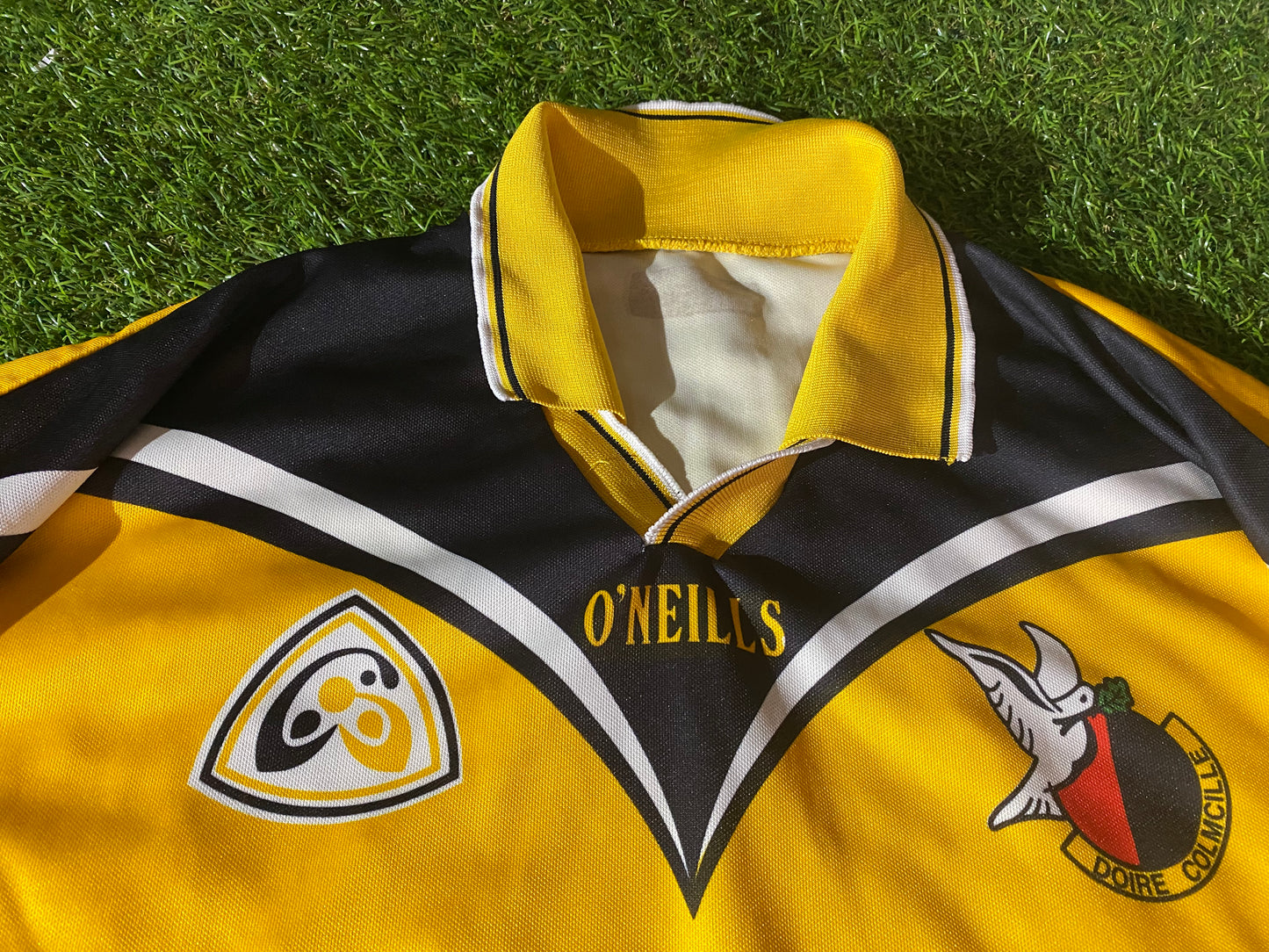 Doire Colmicille Co Derry Ireland Irish Hurling GAA Gaelic Football XL Extra Large Mans no28 Match Worn Jersey