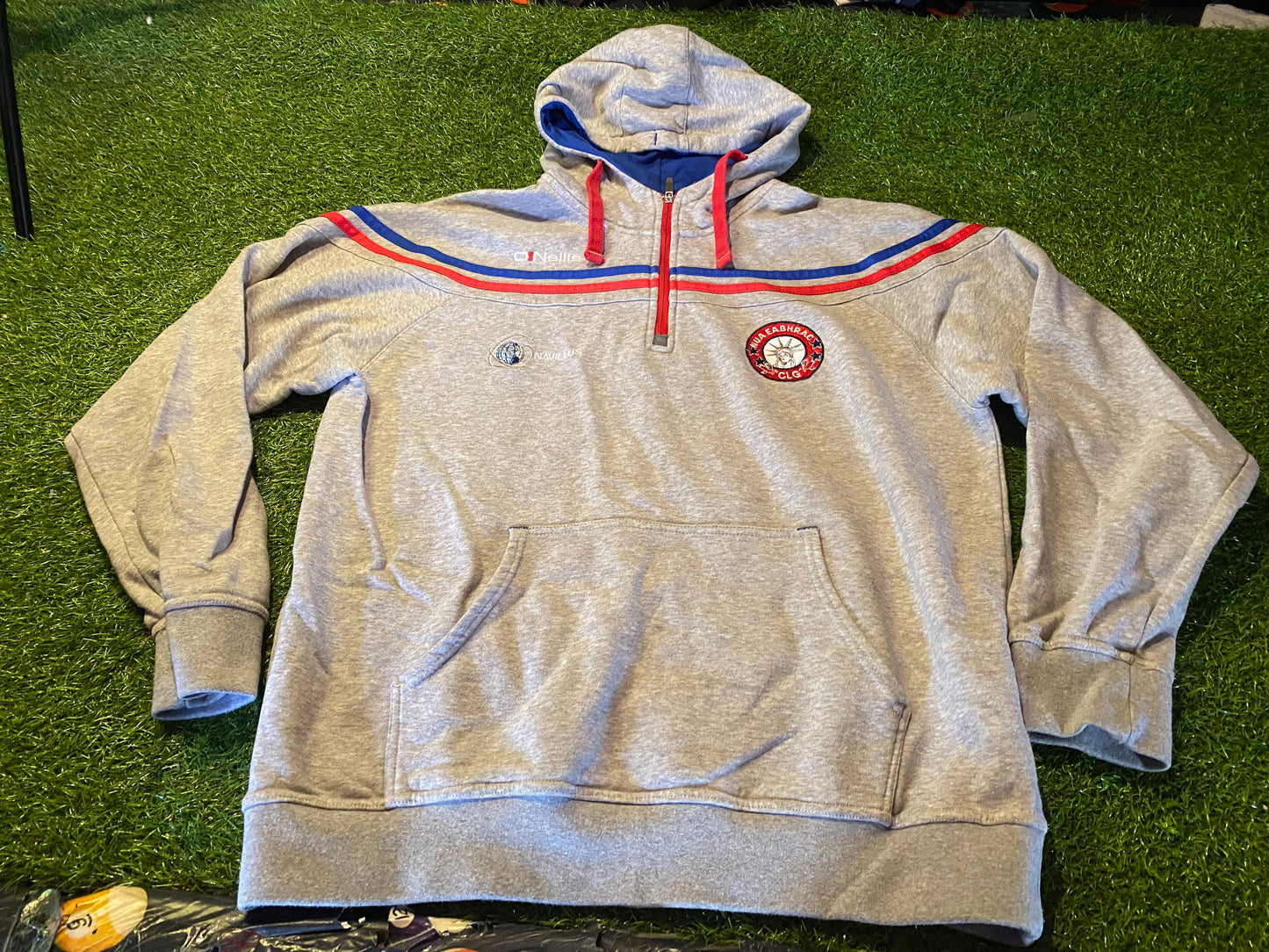 New York USA GAA Gaelic Football Ireland Heavy XL Extra Large Mans Hooded Hoody Top