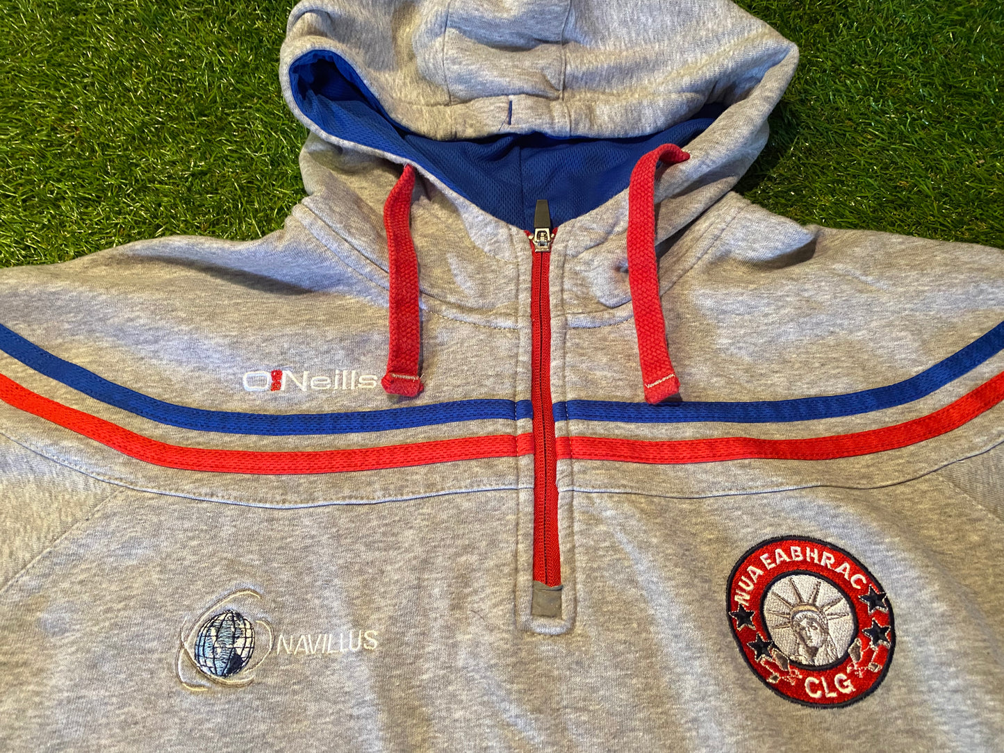 New York USA GAA Gaelic Football Ireland Heavy XL Extra Large Mans Hooded Hoody Top
