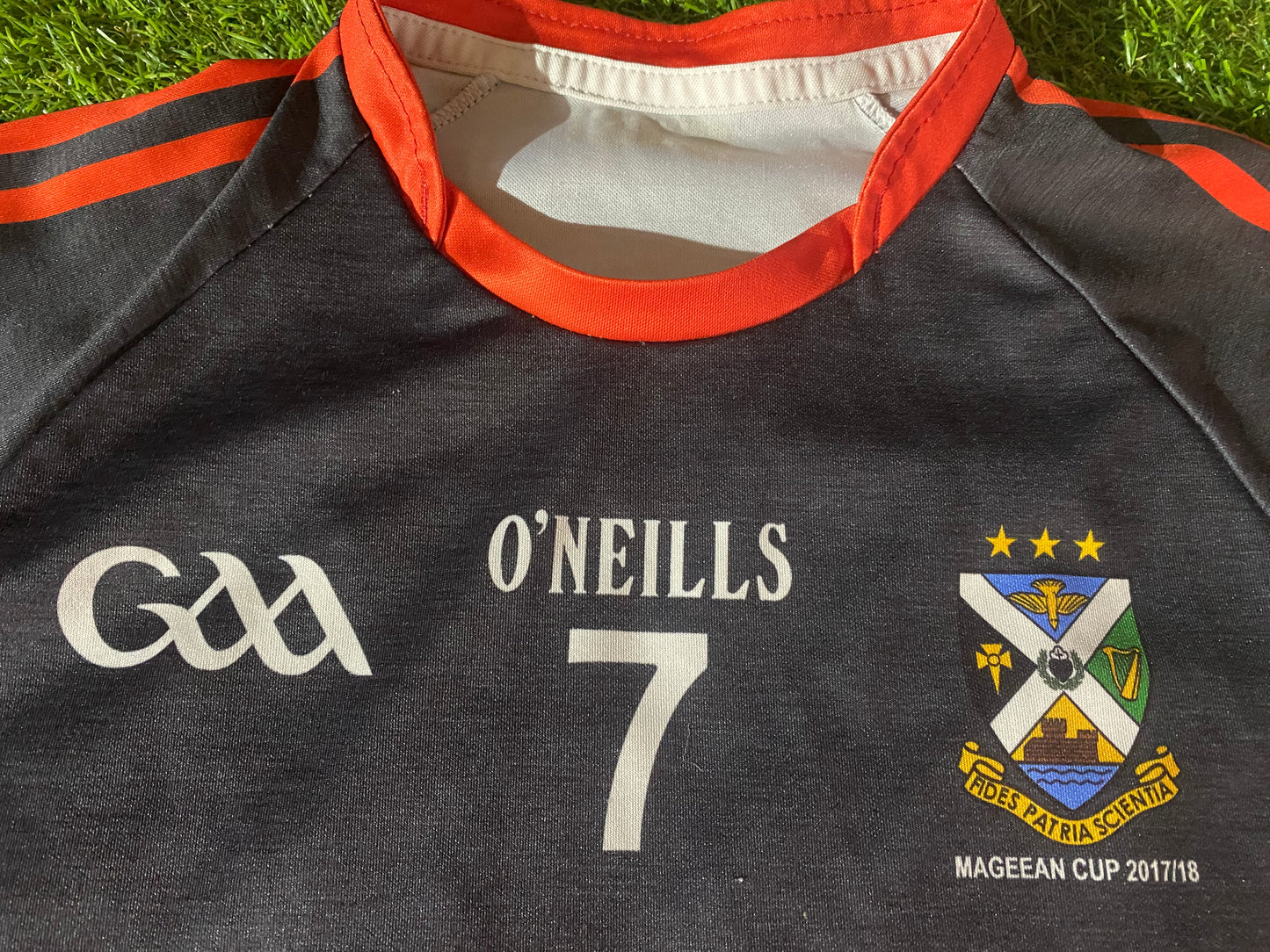 Magee Cup 2017/18 Ulster Ireland Irish GAA Gaelic Medium Mans Tight Fit Jersey Match Worn no7 Jersey
