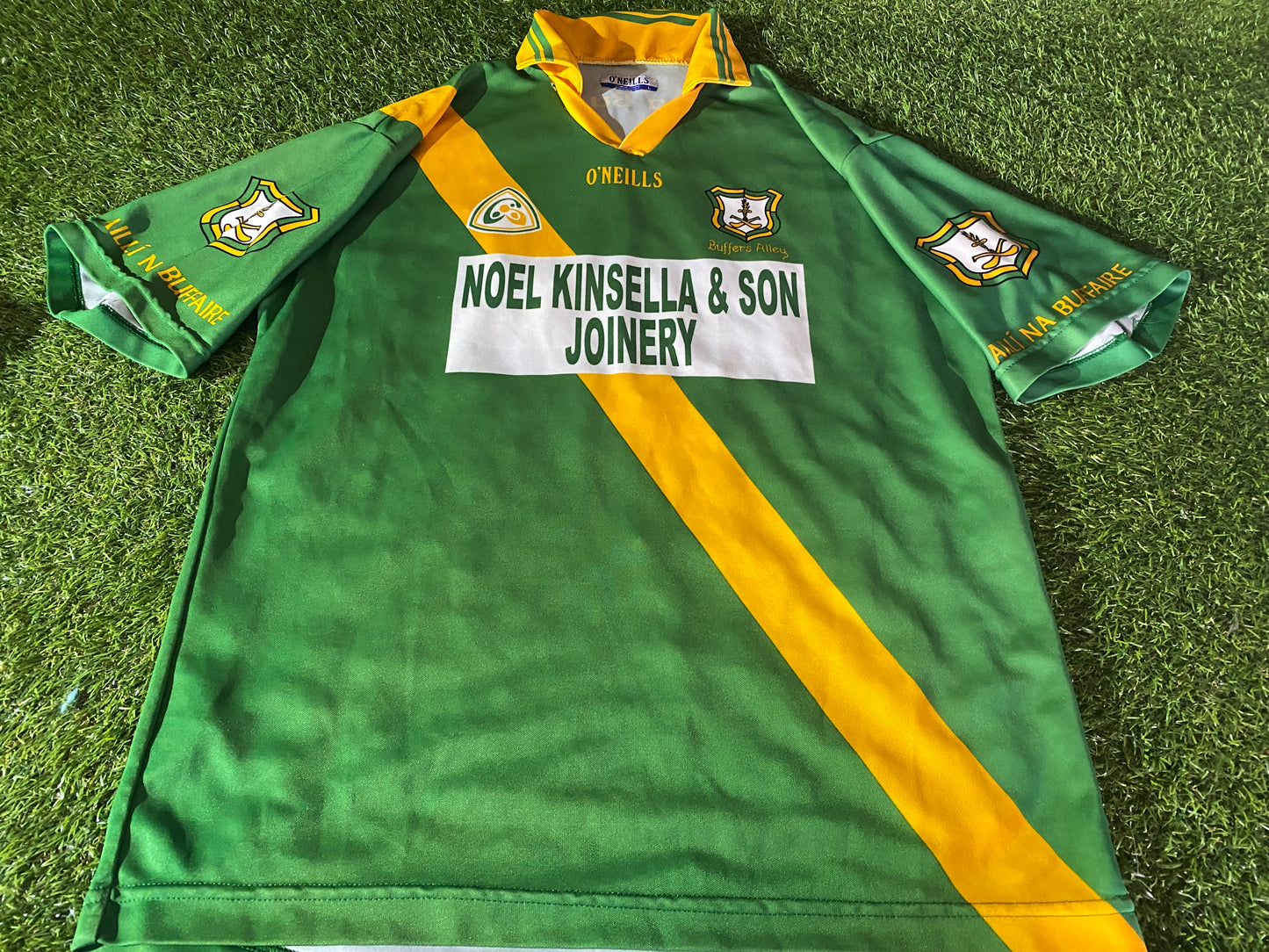 Buffers Ally Co Wexford Irish Ireland GAA Gaelic Football Large Mans Vintage no2 Jersey