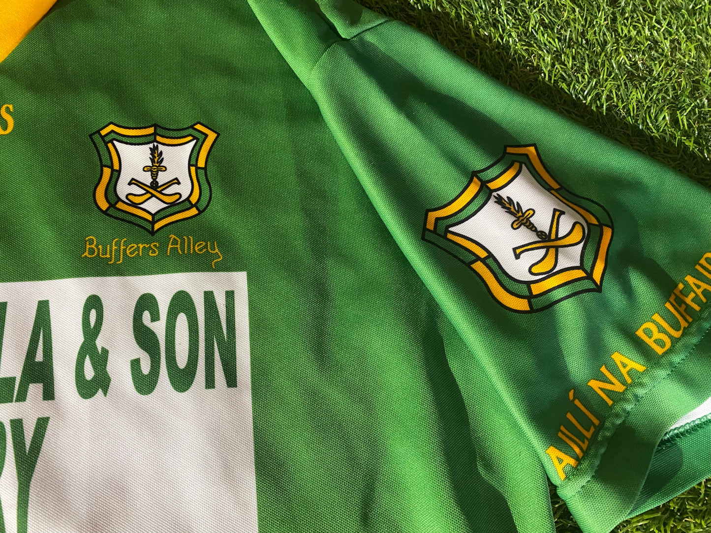 Buffers Ally Co Wexford Irish Ireland GAA Gaelic Football Large Mans Vintage no2 Jersey