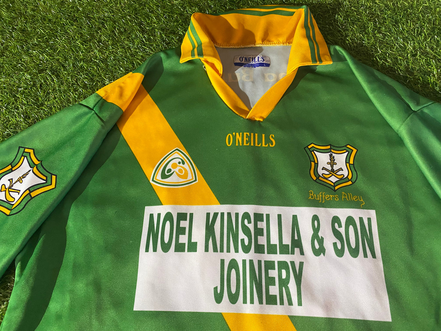 Buffers Ally Co Wexford Irish Ireland GAA Gaelic Football Large Mans Vintage no2 Jersey