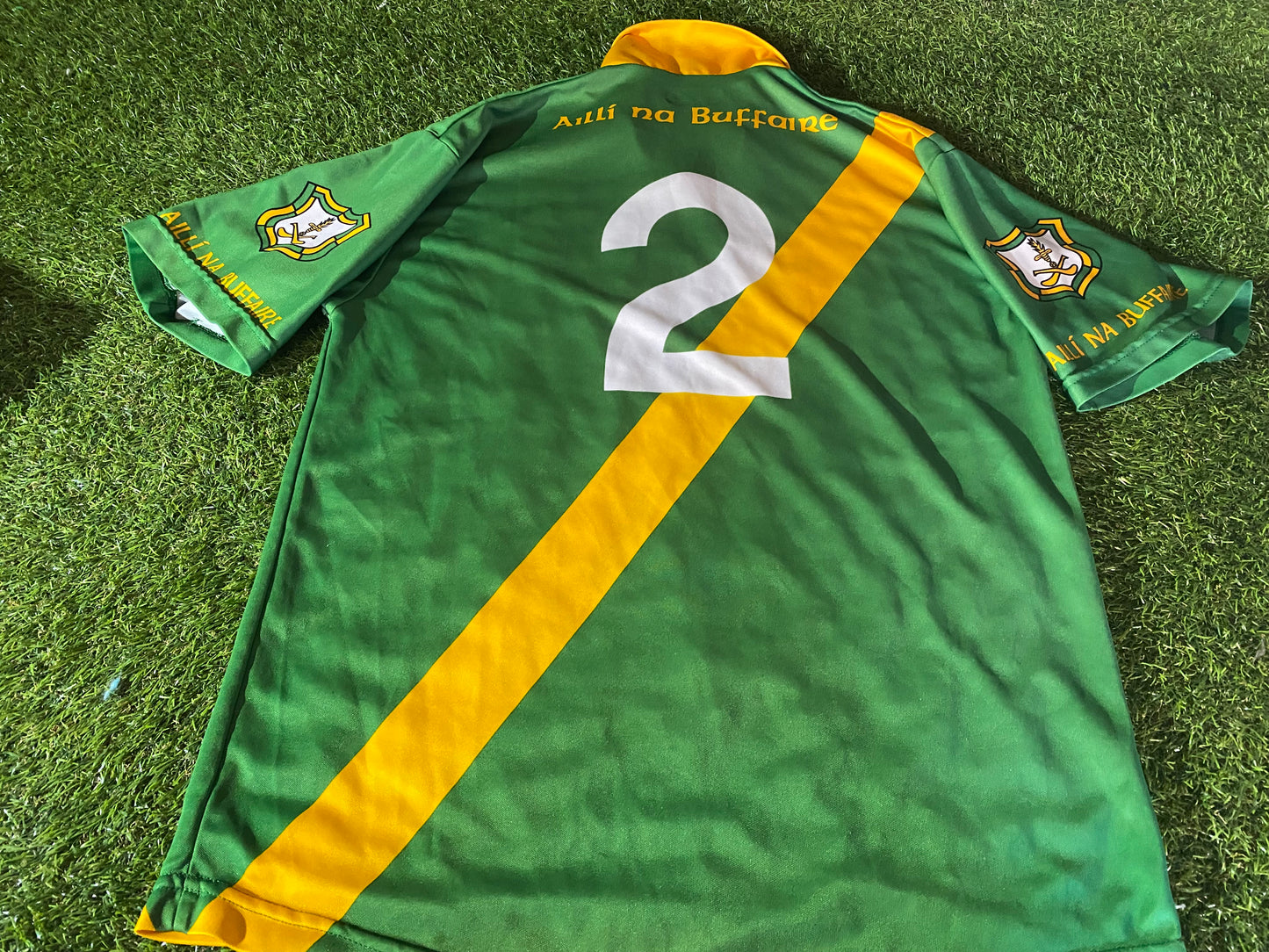 Buffers Ally Co Wexford Irish Ireland GAA Gaelic Football Large Mans Vintage no2 Jersey