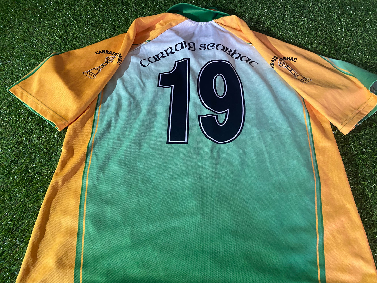 Carrickshock Kilkenny Ireland GAA Gaelic Football Hurling Medium Mans Match Worn no19 Jersey