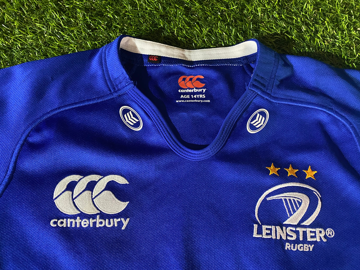 Leinster Eire Irish Ireland Rugby Union XL Boys 13-14 /Youths CCC Made Home Jersey