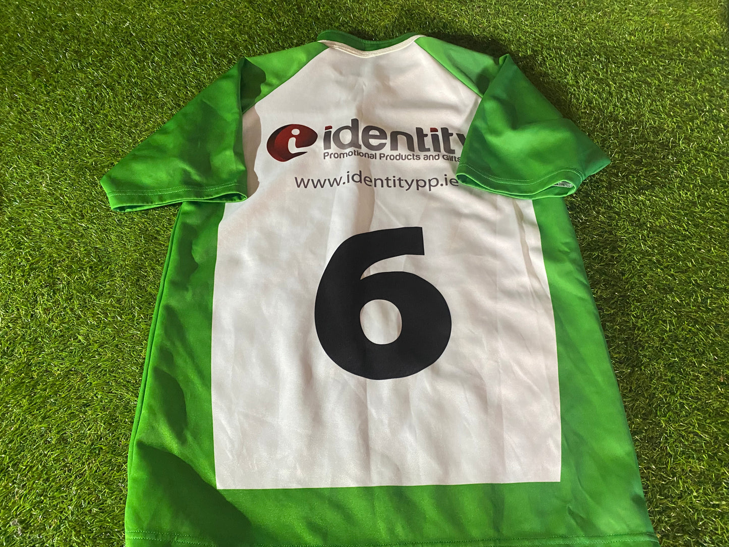 Greystones RFC Eire Irish Ireland Co Wicklow Rugby Union Large Mans Match Worn no6 Jersey