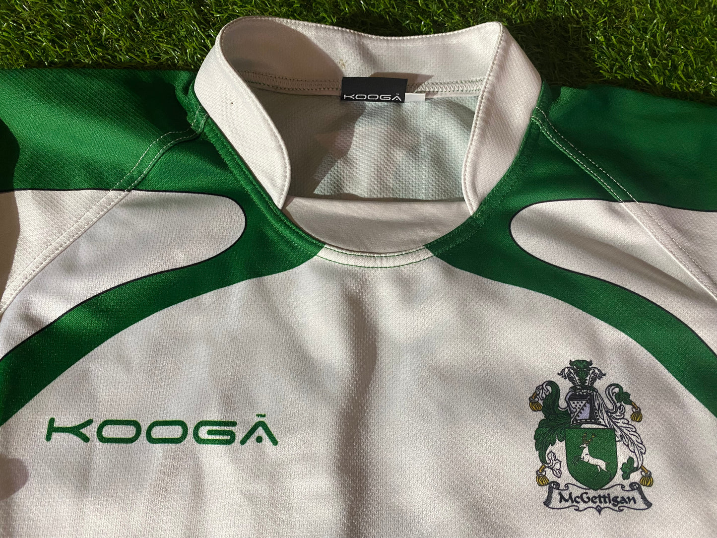 McGettigan Eire Ireland Irish Rugby Union Medium Mans no1 Jersey