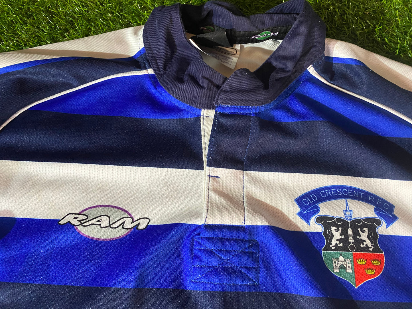 Old Crescent RFC Limerick Irish Ireland Eire Rugby Union Large Mans Jersey