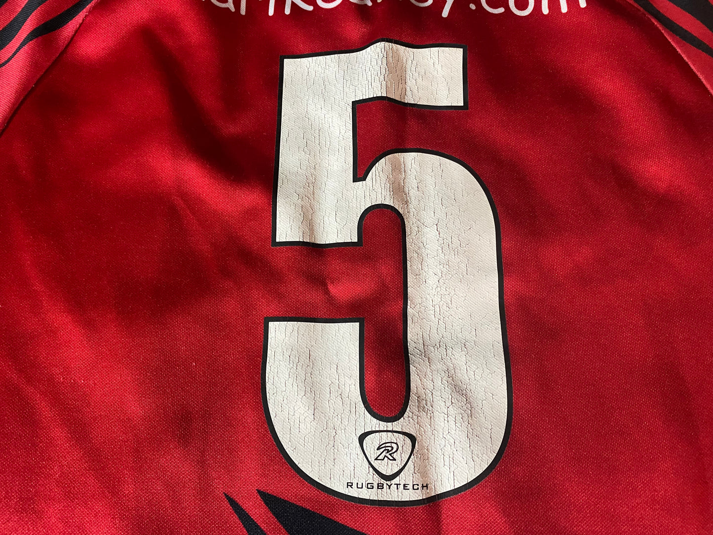 Claremorris RFC Co Mayo Ireland Irish Rugby Union Small Mans no5 Match Worn Jersey