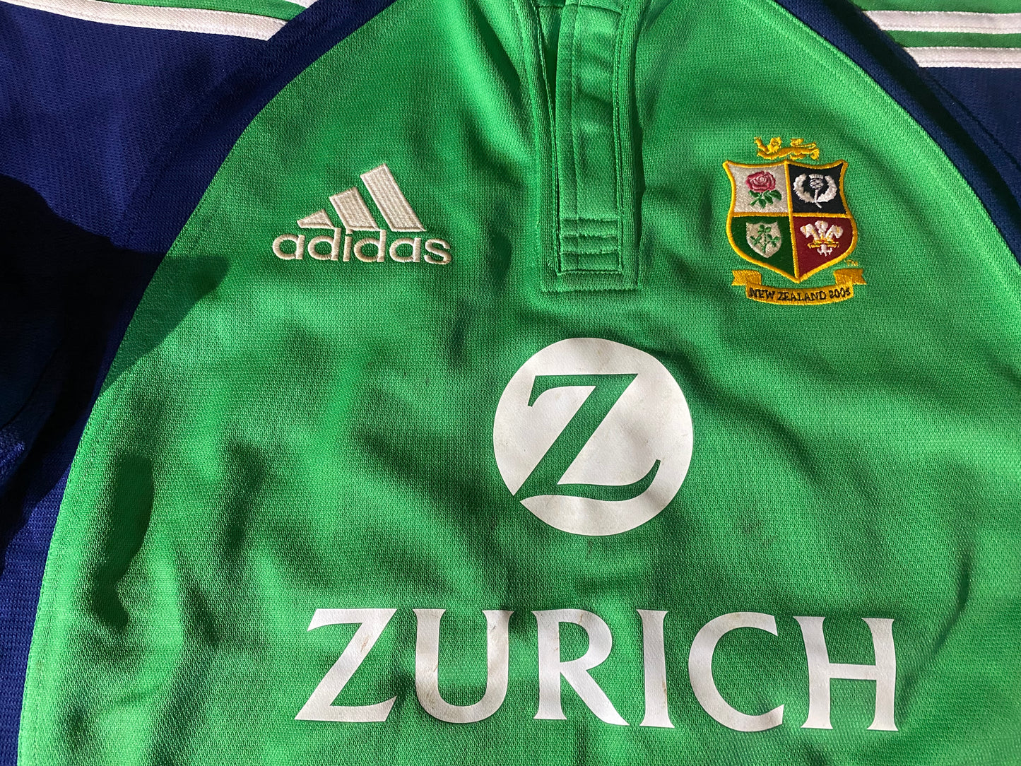 British & Irish Lions Rugby Union Football Small Mans 2005 Adidas Tour of New Zealand Jersey