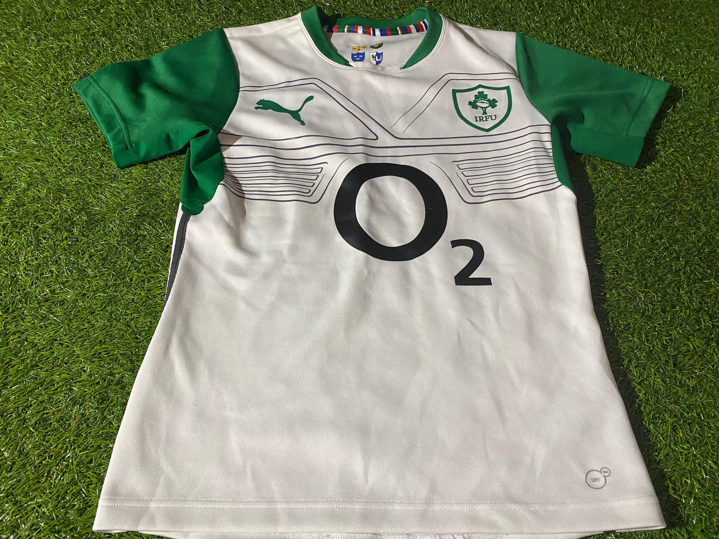 Ireland IRFU Eire Irish Rugby Union Medium Mans Puma Made Away Jersey