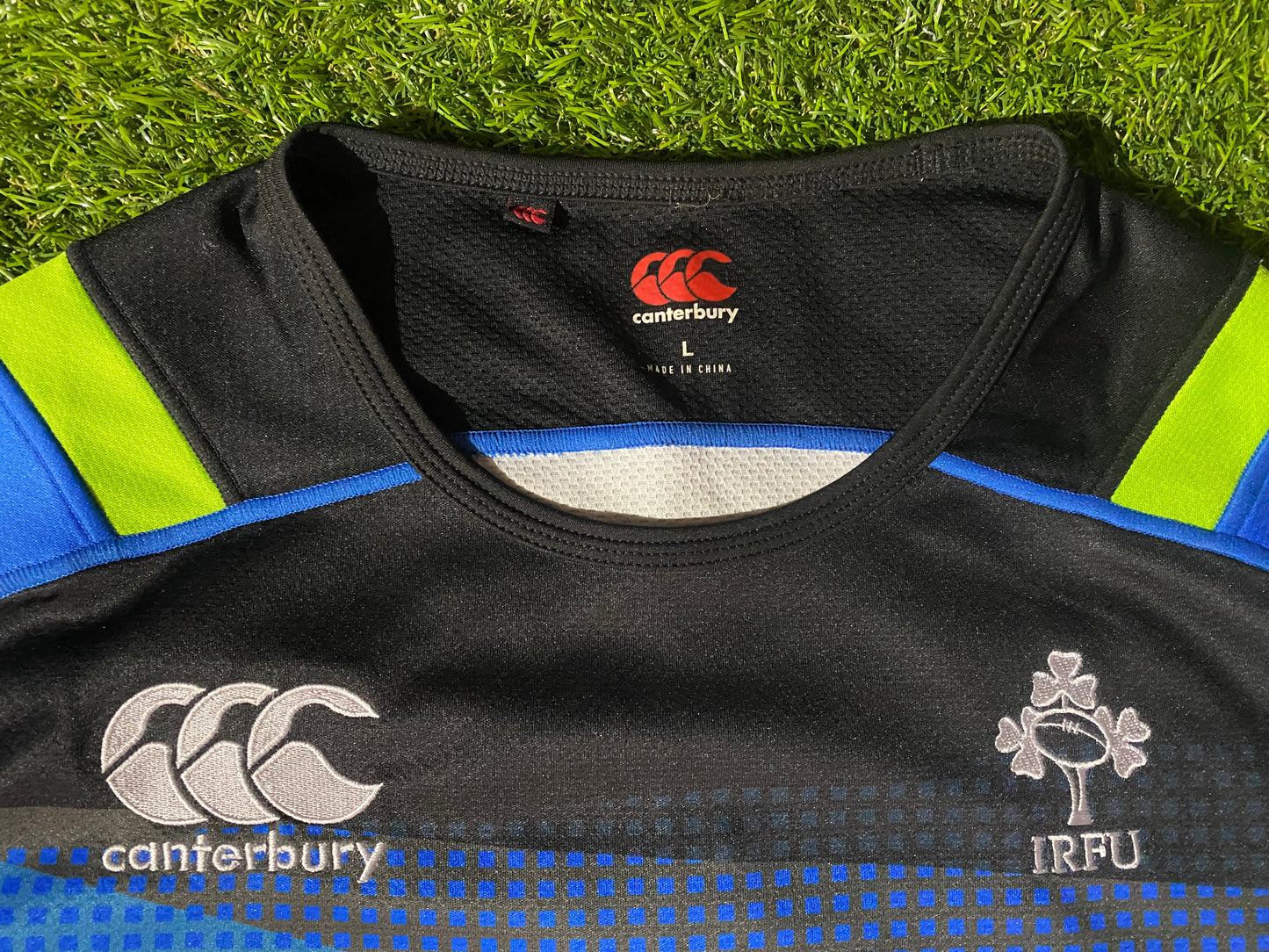 Ireland IRFU Eire Irish Rugby Union Large Mans CCC Heavier Made Training Jersey