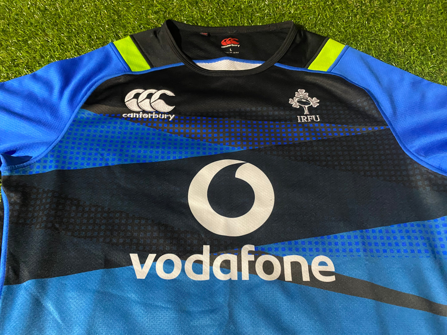 Ireland IRFU Eire Irish Rugby Union Large Mans CCC Heavier Made Training Jersey