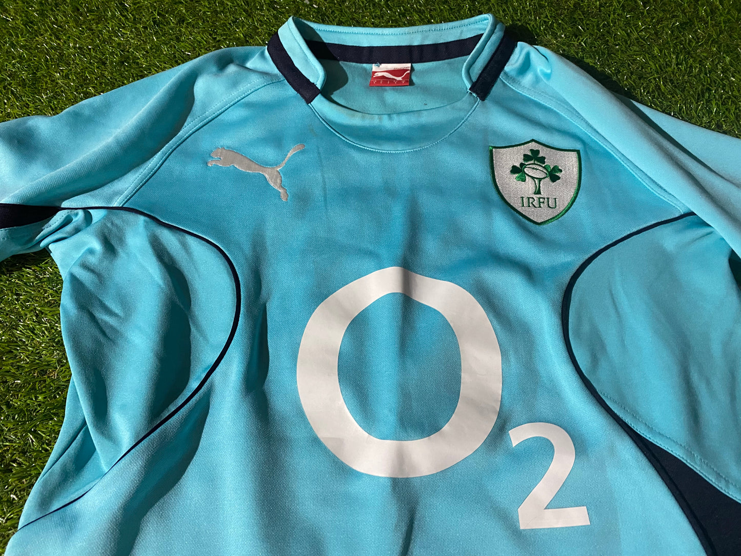 Ireland IRFU Eire Irish Rugby Union Small Mans Puma Made Training Jersey
