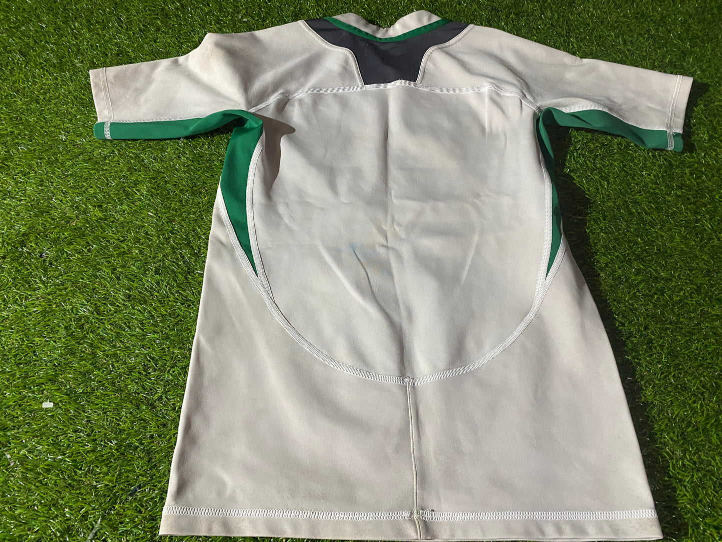 Ireland IRFU Eire Irish Rugby Union Football Medium Mans Puma Player Issued Tight Fit Away Jersey
