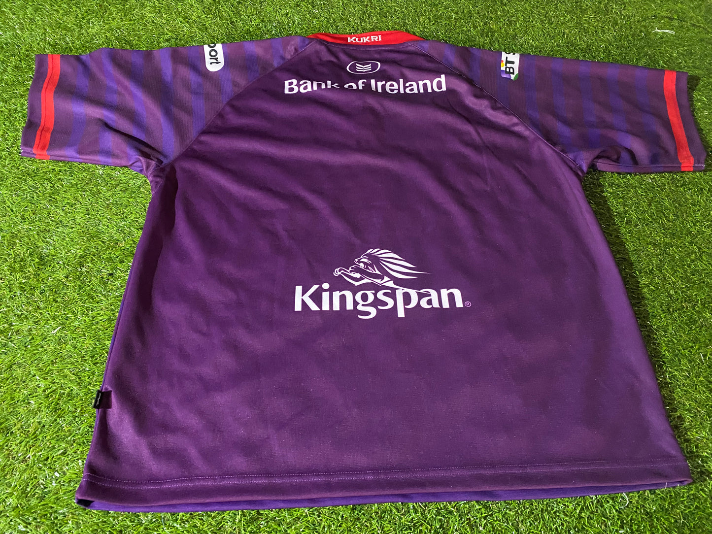 Ulster Northern Ireland Rugby Union Football Big XXL 2XL Mans Kukri Made Jersey