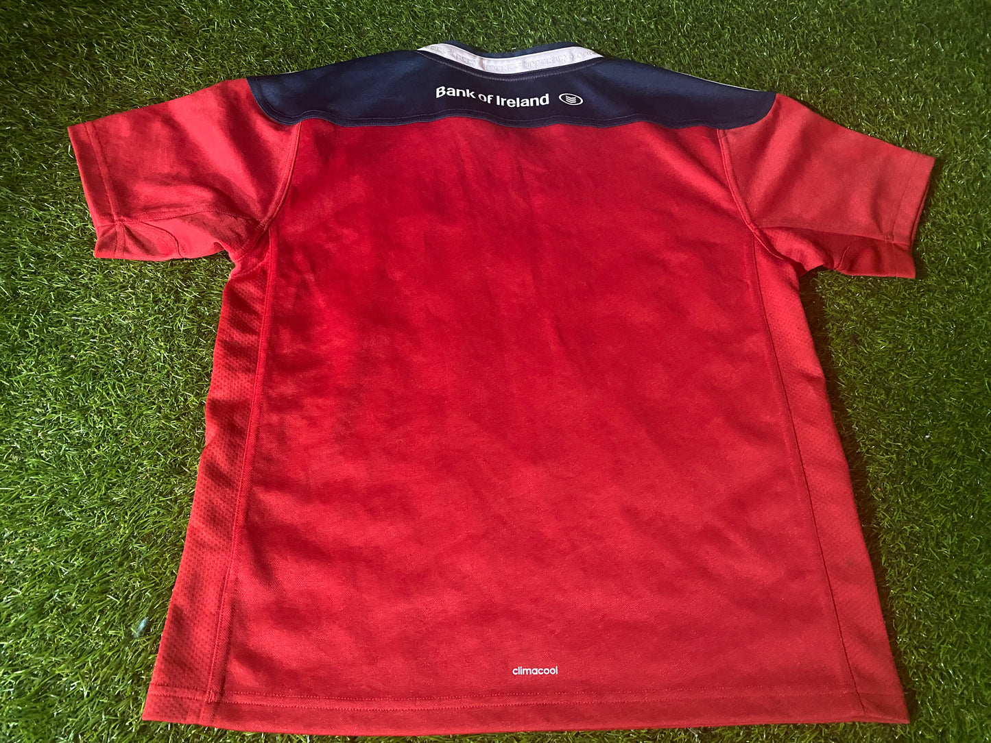 Munster Eire Irish Ireland Rugby Union XL Boys 13-14 Year XS Mans Adidas Jersey