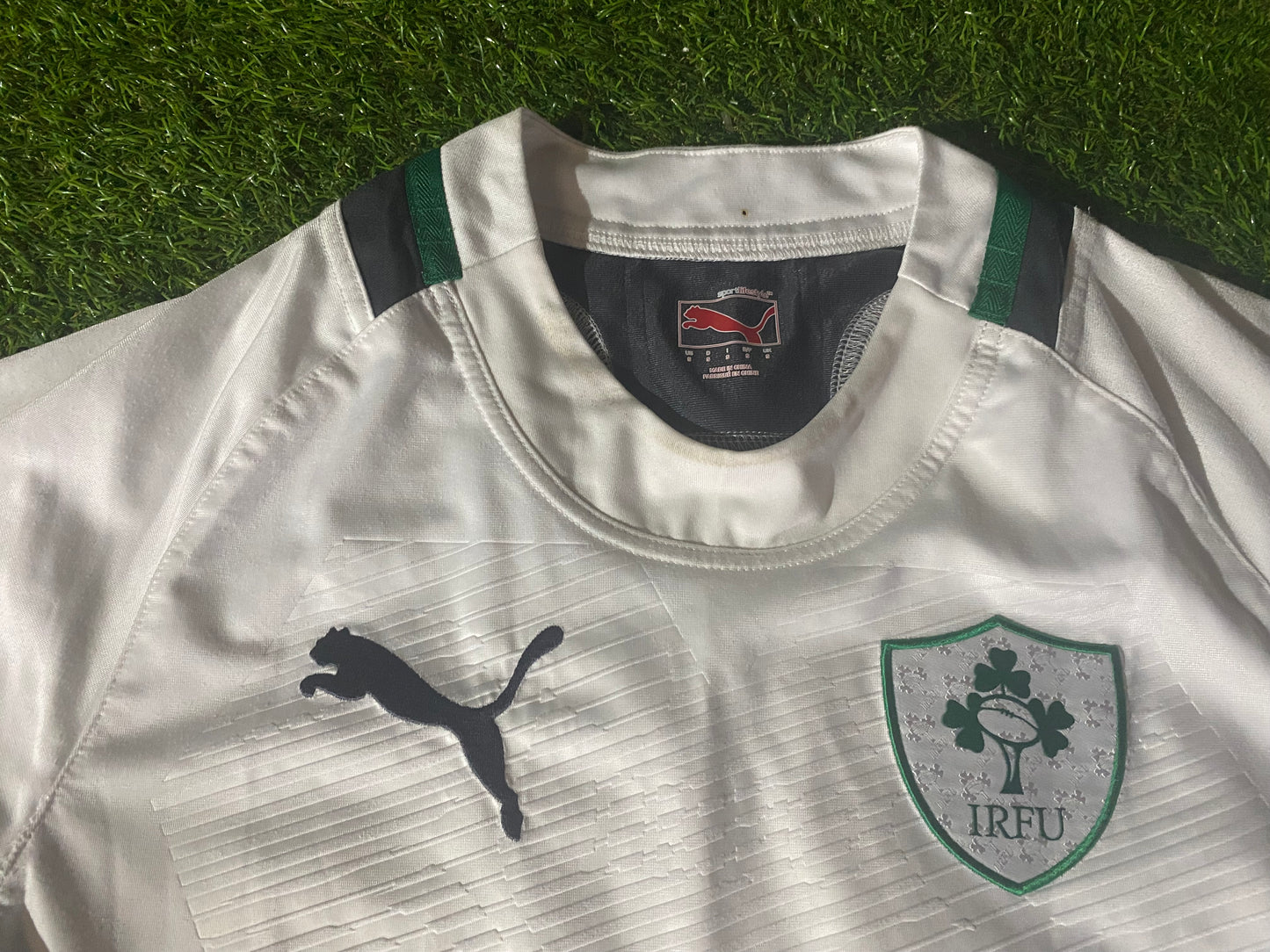 Ireland IRFU Eire Irish Rugby Union Small Mans Puma Made AwayJersey