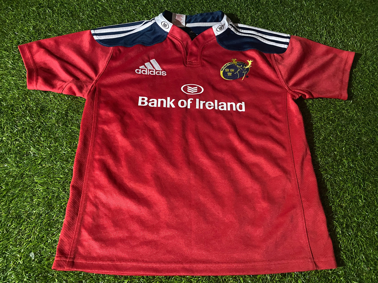 Munster Eire Irish Ireland Rugby Union XL Boys 13-14 Year XS Mans Adidas Jersey