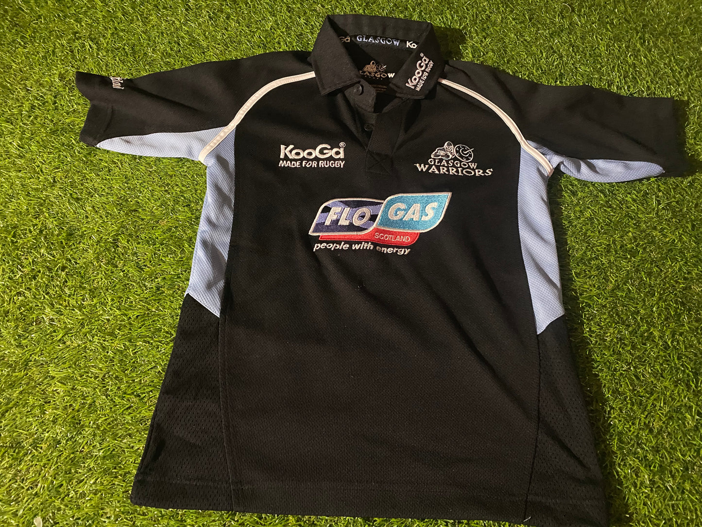 Glasgow Warriors Scotland Scottish Rugby Union Football Large Boys 10-12 Year Old Jersey