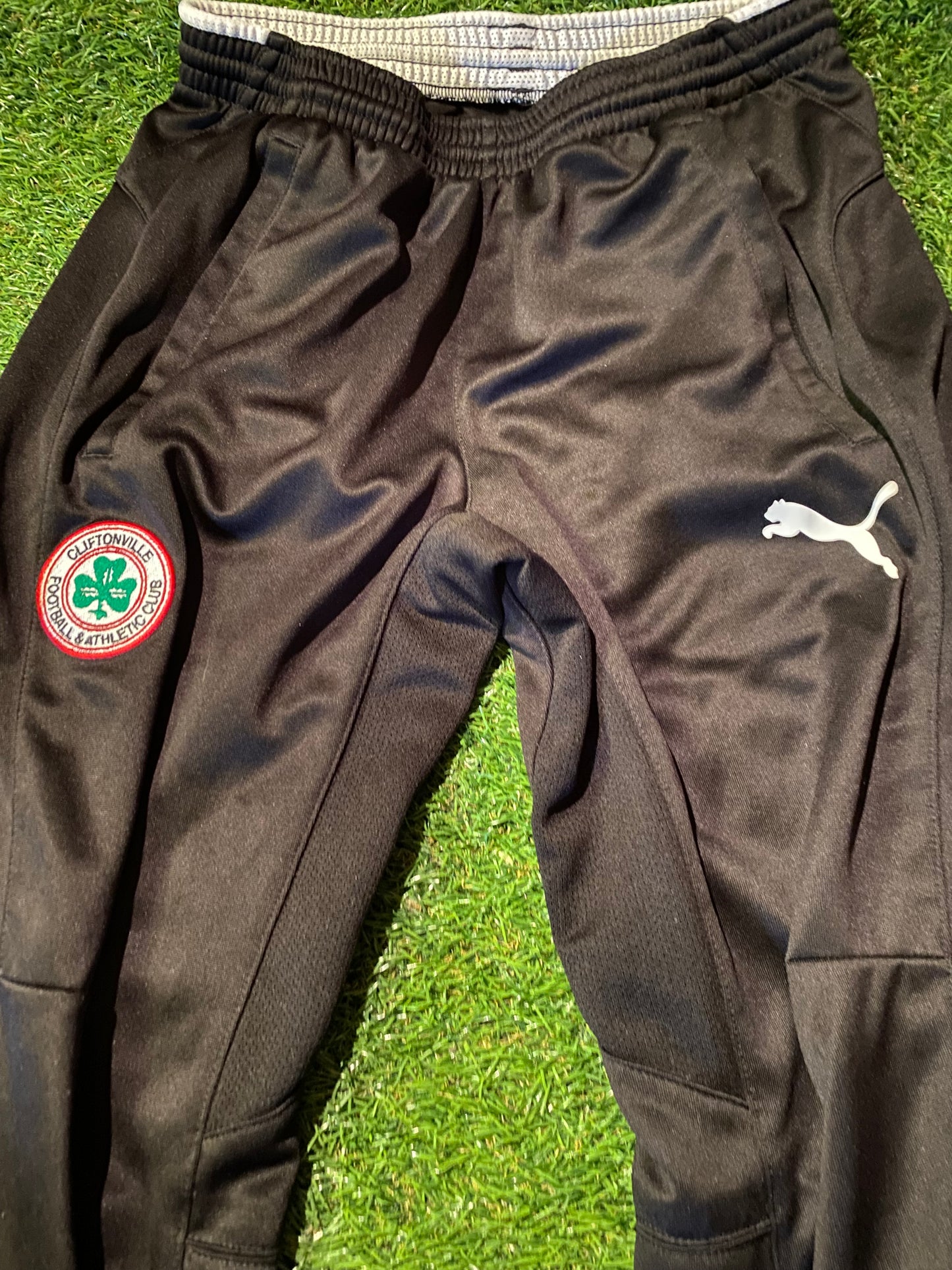 Cliftonville FC Northern Ireland Football Small Mans Puma Made Tracksuit Bottoms