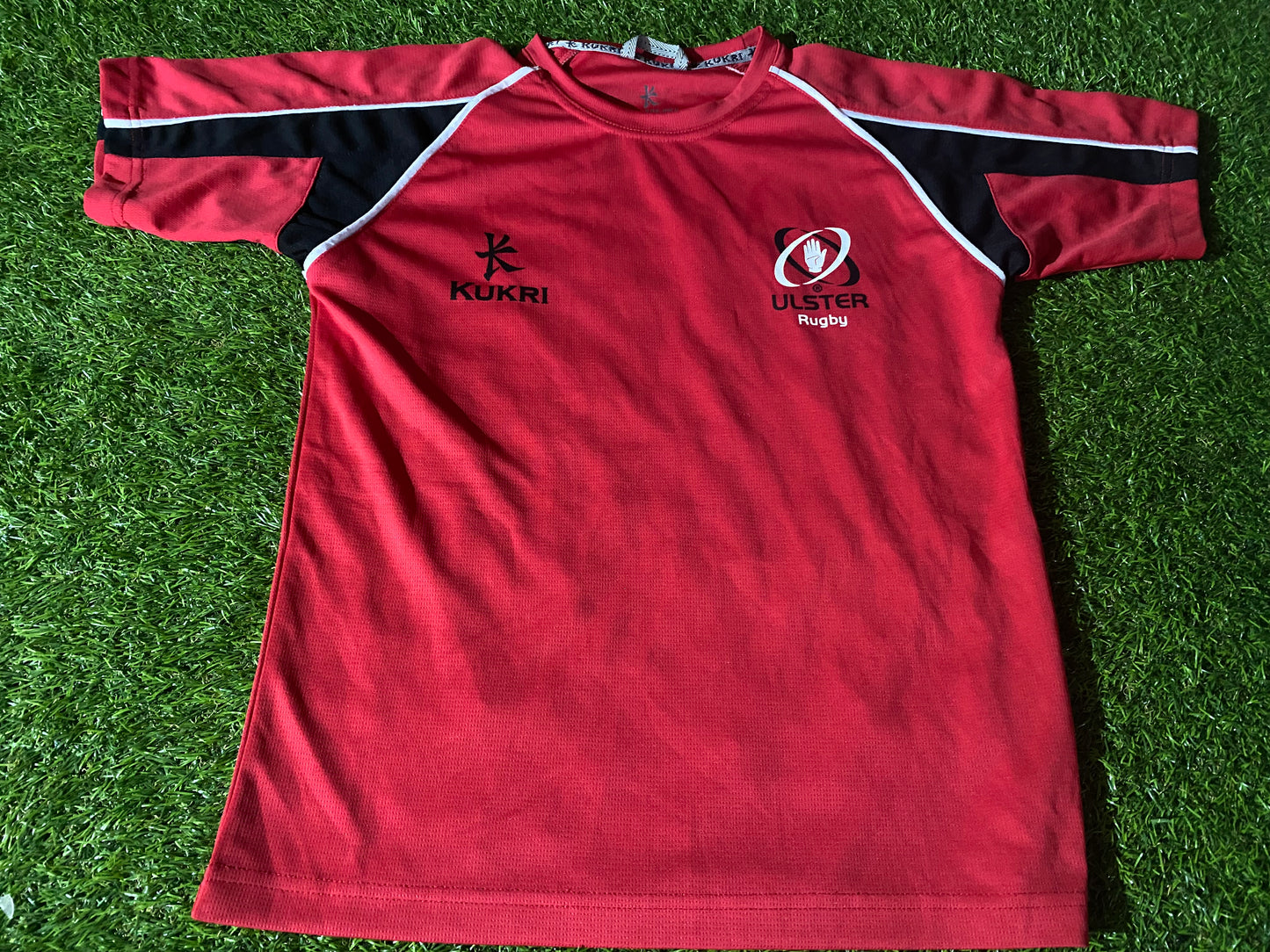 Ulster Northern Ireland Rugby Union Large Boys 10-12 Year Old Kukri Made Leisure Jersey